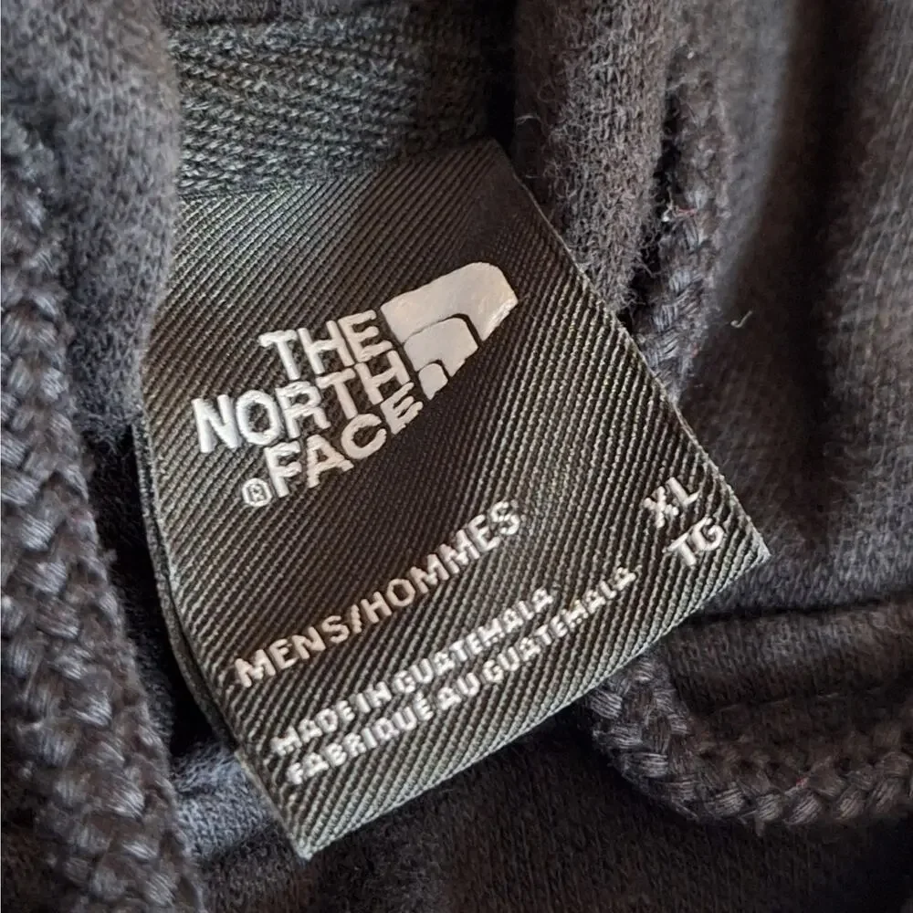 The North Face Men's Half Dome Pullover Hoodie Black Fleece Sweatshirt EUC - XL